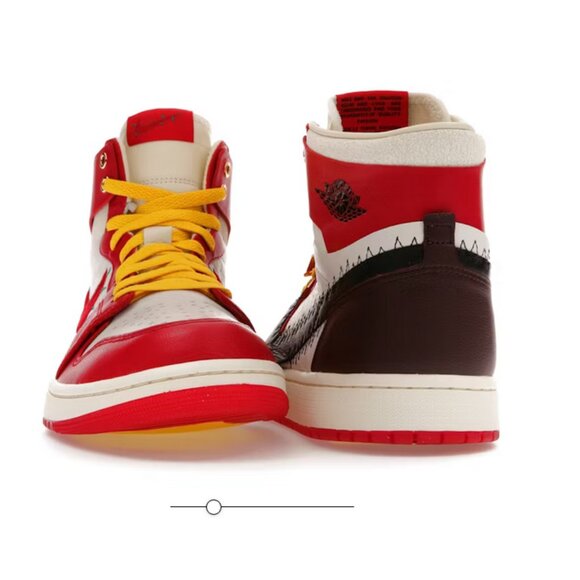 Nike Air Jordan 1 Zoom Comfort 2 x Teyana Taylor Gym Red FJ0604-601 6 US 36.5 EU - Picture 9 of 14